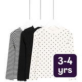 M&S Polka Dot Tops Children's Cotton Tops 3-4 Years