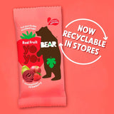 Bear strawberry fruit rolls 5 x 20g - British product