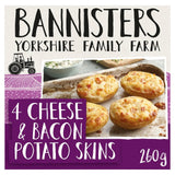 Bannisters Farm 4 Cheese Bacon Potato Skins Frozen Snack 260g