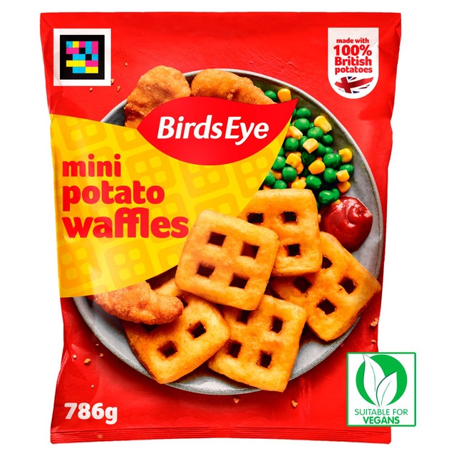 Birds Eye mini potato waffles 786g - British product
