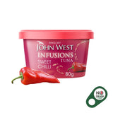John West sweet chilli and jalapeño marinade tuna flakes 80g, UK version