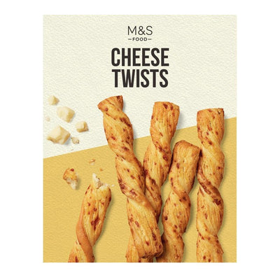 M&S All Butter Cheese Twists Savoury Snacks 125g