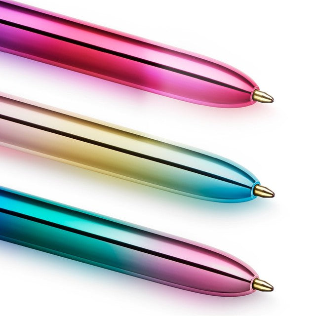 BIC 4 Colours Gradient ballpoint pens pack of 5 - British product
