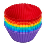Chef Aid Silicone Bun Cases Baking Cases Pack of 12