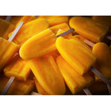 M&S Valencia orange juice ice lollies 6 x 80g, imported from the UK