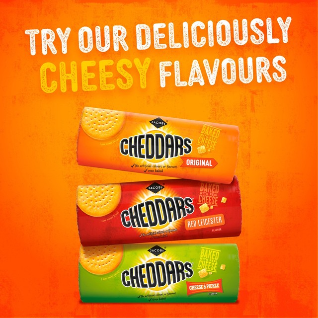 Jacob's Cheddars cheese crackers 150g, UK version
