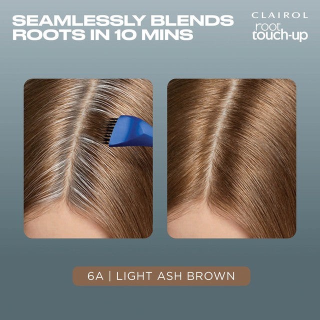 Clairol Root Touch-Up Hair Dye 6A Light Ash Brown - British product
