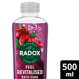 Radox Feel Revitalised Bath Soak with Wild Cherry & Raspberry Scent 500ml