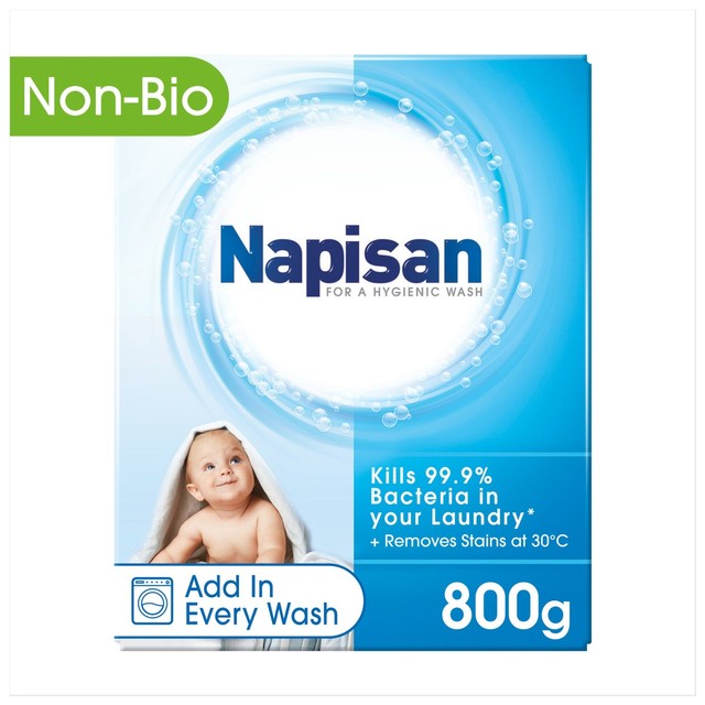 Napisan non-biological germicidal stain remover powder 800g, imported from the UK