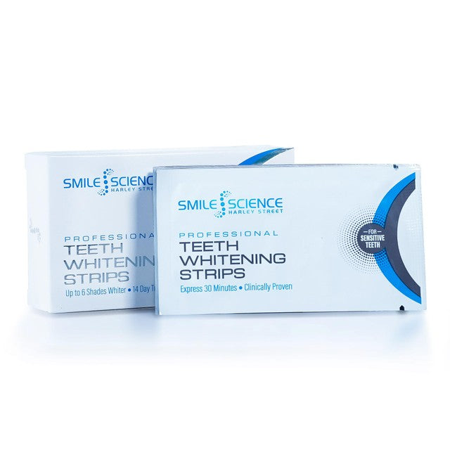 Smile Science professional teeth whitening strips 28 strips (British brand)
