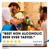 Peroni Nastro Azzurro 0% alcohol-free beer 4 x 330ml, imported from the UK