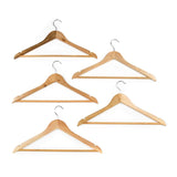 Beldray Wooden Clothes Hangers 5 Pack