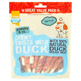Good Boy Chewy Twists with Duck dog treats 320g, UK version