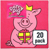 M&S Percy Pig napkins 20 per pack, imported from the UK