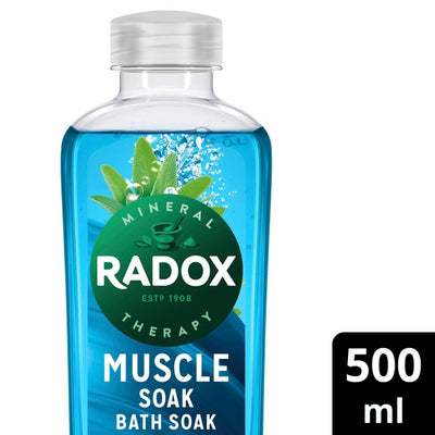 Muscle Soak Bath Soak with Sea Minerals and Sage 500ml
