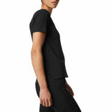 M&S Goodmove women's fitted t-shirt Black size 10, imported from the UK