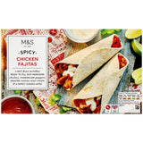 M&S Spicy Chicken Fajitas meal kit 475g, imported from the UK