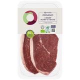 Ocado Organic 2 Beef Rump Steaks 400g