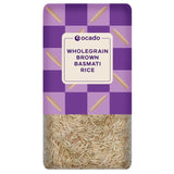 Ocado Wholegrain Brown Basmati Rice 1kg, imported from the UK