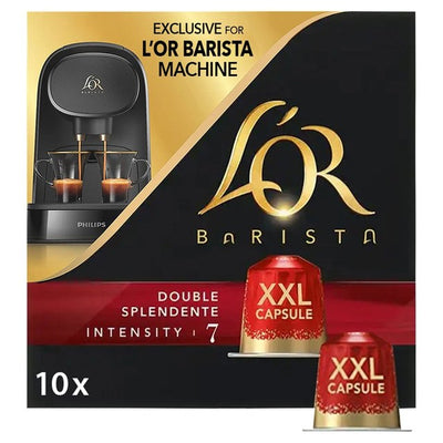 L'OR Barista Double Espresso XXL Coffee Pods Intensity 7 10 Pods