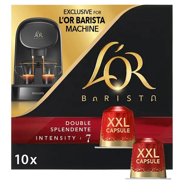 L'OR Double Espresso XXL coffee pods intensity 7 10 pack, UK version