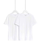 M&S T-Shirt White 9-10 Years, imported from the UK
