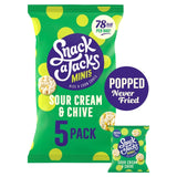 Snack a Jacks Sour Cream & Chive Popped Rice & Corn Cakes 19g (Pack of 5)