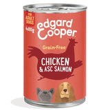 Edgard & Cooper Senior Grain Free Wet Dog Food with Chicken & Salmon 400g