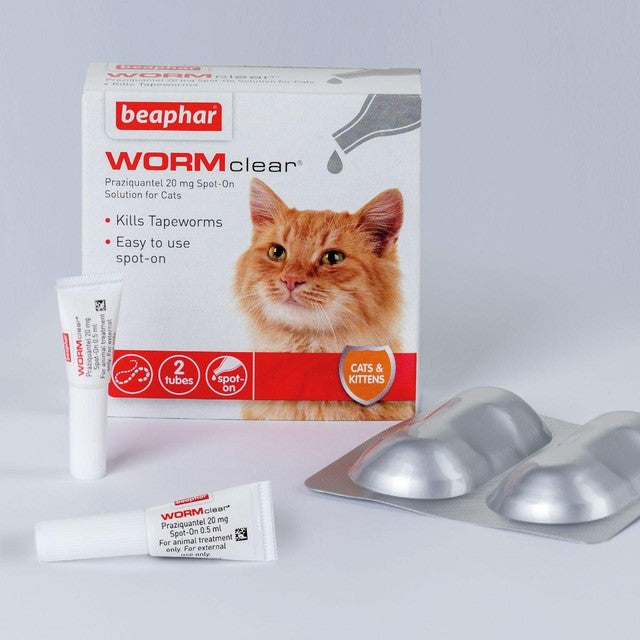 Beaphar WORMclear Spot-On for Cats - British product