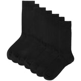 M&S mens cotton socks black 7 pack 9-12, imported from the UK