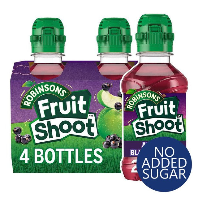 Fruit Shoot Apple & Blackcurrant no added sugar soft drink 4x200ml - British product