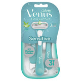 Gillette Venus sensitive disposable razors pack of 3, UK version