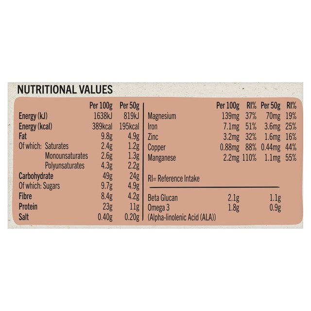 Linwoods overnight oats chocolate protein 300g, UK version
