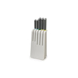 Joseph Joseph Duo 5pc knife block set in Opal, UK version