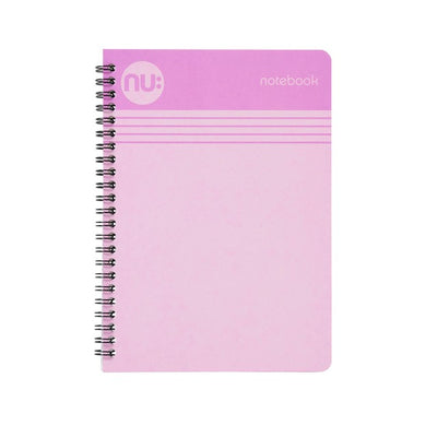 Nuco Cloud Pastel Lilac Wire-Bound A5 Notebook 110 Pages