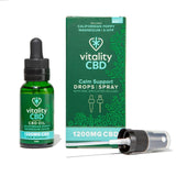 Vitality CBD Calm Support Oil Citrus Flavour 30ml CBD Supplement
