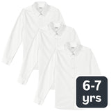 M&S girls blouses white size 6-7 years, imported from the UK