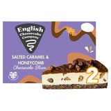 English Cheesecake Company Salted Caramel Honeycomb Cheesecake Slices x2 180g