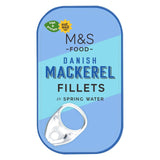 M&S mackerel fillets in spring water 125g, imported from the UK