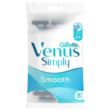 Gillette Simply Venus Women's Disposable Razors 8 Pack