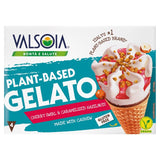 Valsoia plant based gelato cherry cone 4 x 118ml (British brand)