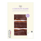 M&S chocolate eclairs 4 pack, imported from the UK