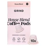 Grind House Blend Coffee Pods 10 Pack