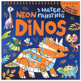 Igloo Books Neon Dinos Water Painting Book 276g, imported from the UK