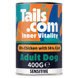 Tails Inner Vitality Sensitive Grain Free Dog Wet Food Chicken & Cod 400g