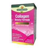 Natures Aid Collagen Beauty Formula Capsules Marine Collagen Hair Skin & Nails Supplement 90 Count