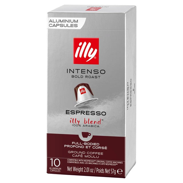 Illy Intenso Espresso Capsules 10 pack - British product