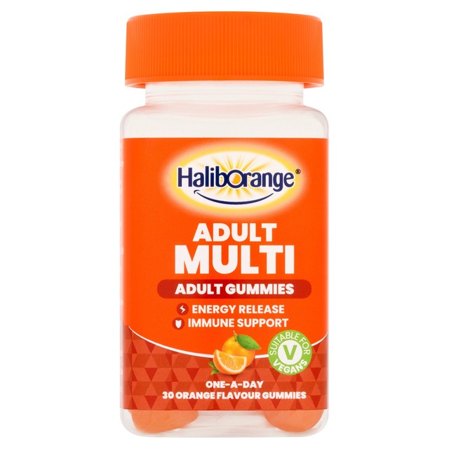 Haliborange adult multivitamin orange gummies 30 gummies, UK version