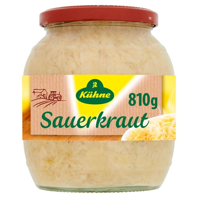 Kuhne sauerkraut pickled cabbage 810g, UK version