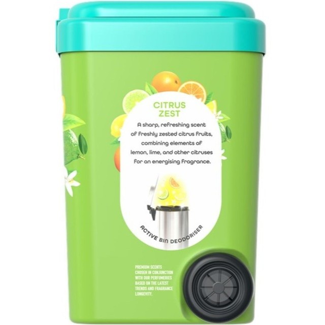 Bin Buddy Citrus Zest Bin Deodoriser 450g - British product